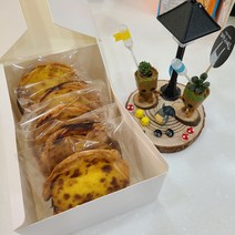 [감성디저트] 수제 에그타르트 5개입 1박스(58g x 5), 1. 1박스 (55~60g x 5)