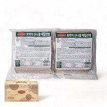 토박이 산나물 메밀전병 강원도산 곤드레나물과 취나물을 생대파 생부추와 함께 정성스럽게 만든 강원도식 별미 선물세트, [선물포장]산나물메밀전병840g2팩