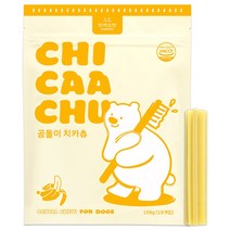 반려소반 곰돌이 치카츄 강아지 덴탈껌, 1개, 바나나