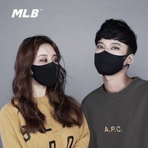 MLB 정품 연예인 마스크 패션 마스크 방한 마스크 자외선 차단기능 빨아쓰는 마스크, 뉴욕양키즈1개, M사이즈