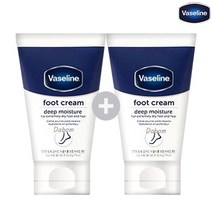 바세린 거칠고 갈라진 뒤꿈치 촉촉케어 풋크림 딥모이스쳐55g, 1+1