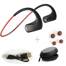 골전도 이어폰 dacom 무선 블루투스 헤드셋 running sports ipx7 방수 블루투스 이어폰 aac with mic for xiaomi huawei iphone, 빨간색 상자, 빨간색 상자