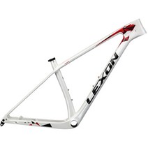 Lexon-하드테일 카본 MTB 프레임 29 XC 부스트 x12mm 자전거 후면 허브 간격 내부 케이블 라우팅 세트 148, 04 148x12mm White_03 15