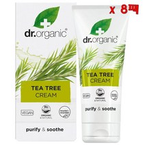 Dr. Organic 닥터오가닉 티 트리 크림 50ml 8팩