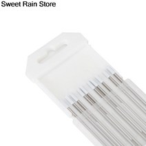 텅스텐 전극 지르코늄 WZ8 TIG 2.0 백색 금속 가공 Soldadura Por Arco 10 개, 2.1.6 미리메터 - 150mm