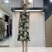 르샵 민소매 프린트 러플맥시 원피스 LK6OP122A
