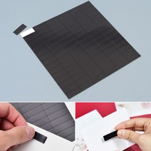 고무자석판 조각고무자석 홍보물 차량광고 교육자재, 사이즈, 30 x 10mm (75P)