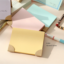 스티키 떡메모지 떡메 메모잇 핑크 세로 100매 76x102