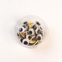 맘아트 접착 무빙아이 스티커 눈알 1통 인형눈, A.10mm