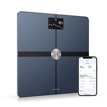 A.MINE Withings 바디+ 디지털 스마트 와이파이 체중계 모니터 포함 체성분 체지방 측정116444, Black