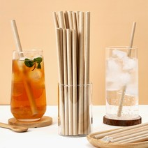 CARETTA 국내산 에코 친환경 7mm 9mm 11mm 사선 종이빨대, 9mmx210(150개)