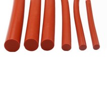 원형 실리콘 씰링 스트립 방수 및 방진 내열성 단단한 고무 흰색 빨간색 직경 2mm-20mm, [02]빨간, [11]Diameter 20mm, [01]1 Meters