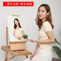 인테리어포토프레임 디지털 유화그림 유채 감압화 DIY 사진 색칠함 핸드메이드 페인팅 맟춤제작 장식 수채꽃 2024203841, 50*50팽팽하게잡아당기다좋다팽팽하게잡아당기다좋다안_충