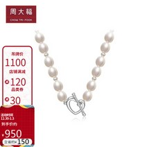 미니 진주 목걸이 우아한 실버 및 .