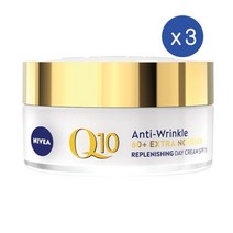 니베아 큐텐 안티-링클 머처 데이크림 SPF15 50ml Nivea Q10 Anti-Wrinkle Mature Day Cream, 3개
