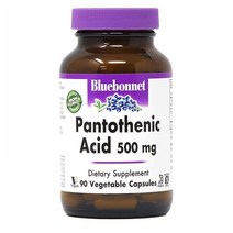BlueBonnet 블루보넷 판토텐산 디 판토테닉 애씨드 칼슘함유 500mg 90정 1개