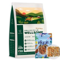 웰썸 강아지 곤충사료 [1.2kg 3.6kg] 동애등에 눈물사료+엘리야 간식, 1.2kg+엘리야트리플미트스틱100g