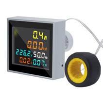 AC 전압계 전류계 전력계 전력 에너지 주파수 측정기 110V 220V 전압 증폭기 Herz 역률 전류 Montior, CHINA