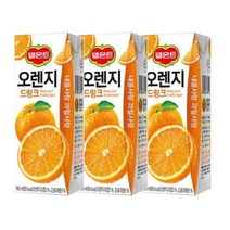 델몬트 드링크 오렌지, 30개입, 190ml