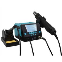 히팅플레이트 온도조절 스테이션 휴대폰 도구 인두기, LW-881 고온 공기총 납땜스테이션 2in1