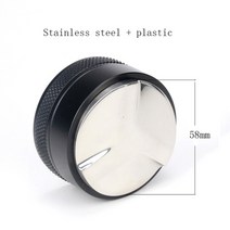 58mm 바닥 없는 커피 핸들 portafilter breville bes900 920 xlbes980 xl 커피 머신 커피웨어 메이커 필터 바구니, 검정 - 58mm - 삼엽충