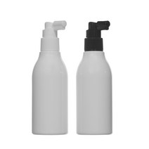 허브스프레이 헤어 스프레이용기 검정 흰색캡 20~500ml, 200ml, 백색용기(F) 검정캡, 1개