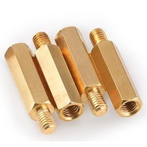 M2 황동 육각 서페이서 지지대볼트 서포트 볼트 지지대 PCB 보드 고정 기둥 스터드 나사, 18mm (30개)