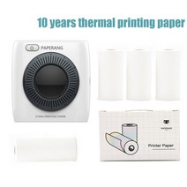프린터 악세사리 PAPERANG P2 포켓 미니 프린터 휴대용 사진 그림 프린터 300 인치 당 점 HD 열 라벨 프린, 03 White Package C_01 CHINA