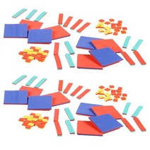 Hand2mind 폼 대수학 타일 교실 키트 선형 수학 조작 사전 도구 몬테소리 대수학 교사 용품 홈스쿨 용품 (30 세트) 290042