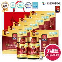 명기삼 6년근 고려 천년의빛 홍삼정 + 쇼핑백, 250g, 14개입