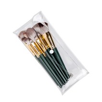 클리어 투명 PVC 다용도 파우치 중형 브러쉬파우치