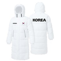 한국 롱패딩 / 에어볼 UTU / 화이트