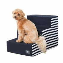 D11 어닝 스트라이프 3단 스텝 네이비 1개, 망고도그 본상품선택