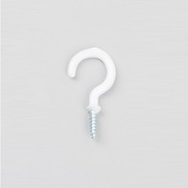 화이트 천정고리 자개모빌 DIY 재료 만들기 소품 걸이 다용도 후크 공예용 고리, 01.화이트천정고리(5개)