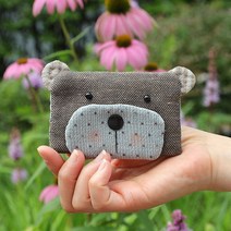 바이핸즈 퀼트 diy키트 패키지 소품 - 곰이 카드지갑, 1개