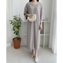 픽앤피크 빅사이즈 미시 스타일쉬한 반팔 여름 원피스 (66-100)