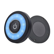 카라반 자동차 실내등 캠핑카 LED 램프 차박 개조, 터치 3색 램프, 1개