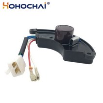 범용 5KW 6KW 7KW 가솔린 발전기 AVR 단일/삼상 6/8 와이어 안정기 액세서리, 6.5kw 1 phase 6wire