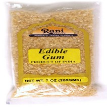 7 Ounce (Pack of 1) Arabica Rani Edible Gum Whole (Arabica Gum) 7oz (200g) ~ All Natural Salt-Fre, 1, 200g