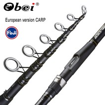 obei 잉어 낚싯대 3.33.6m 탄소 섬유 텔레스코픽 스피닝 로드 pesca 3.25lb 전원 40-200g 1139 1239 단단한 장대 낚싯대, 3.60m, 협력사