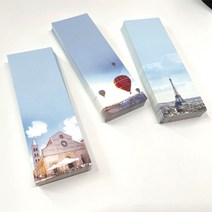 원더러스트 하늘을 담은 무지택 책갈피3종, 04_크로아티아 두브로브니크C 30매, 04_크로아티아두브로브니크C30매