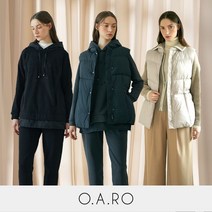 오아로 풀코디 3종세트(패딩베스트+후드+팬츠)