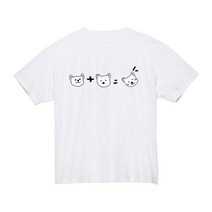 하하비샵 남여공용 세미오버핏 반팔 강아지 티셔츠 S M L