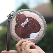 바이핸즈 diy키트 퀼트패키지 소품만들기 - 오데뜨 동전지갑, 1개