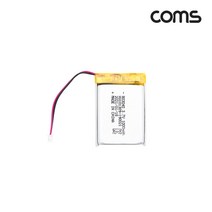 리튬폴리머 3.7V 803040 충전지 배터리 1000mAh, 1개, 1개