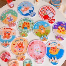 휴대용 접이식 캐릭터 부채 미니사이즈 KK993827EA, 10.튜브멍멍이, 본상품선택