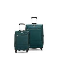 Samsonite Aspire DLX 소프트 사이드 확장 가능한 수하물 스피너 휠 포함 파란색 깊이 Dlx 휠이 있는 소프트사이드