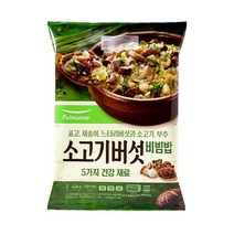 [우리집]소고기버섯비빔밥 (2인분) (424g) 간편식 아침대용 캠핑 자취생 간단식사 맛있는한끼 풀무원 행복한 추석, 5개