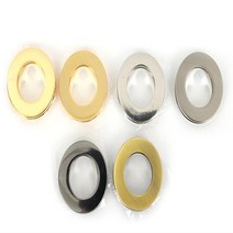 가죽공예 - 나사형 아일렛 하도매 외경 39mm*내경 23mm *개당단가*, 니켈, 1개