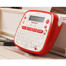 자판기 이름 라벨 스티커 출력 제작기 출력 네임 기계, 레드